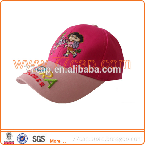 children hats with cartoon embroidery wholesale